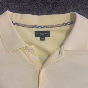 Yellow Burberry Polo